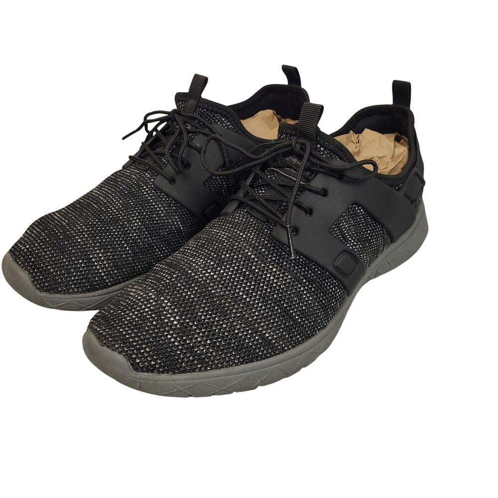 Hey Dude Axel Sox Mens 10 Carbon Black Slip On Sneakers Lightweight Minimalist - Picture 5 of 12